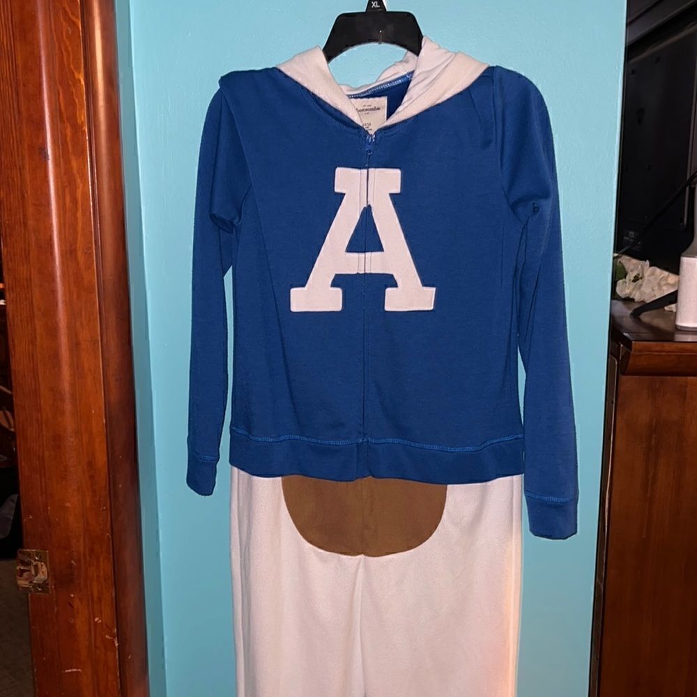 Abercrombie kids bulldog onesie  